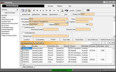 inventory control manufacturing software demo